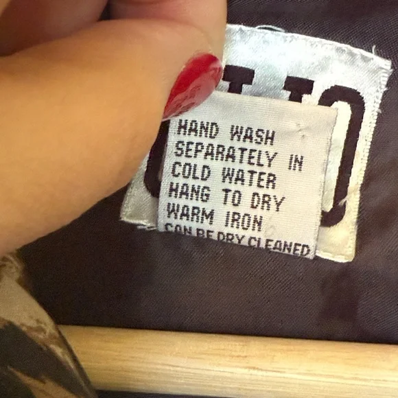 Vintage CLIO Silk Animal Print Oversized Bomber Jacket Size Small - Picture 10 of 11